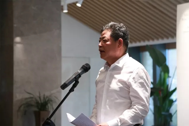 宝鸡华厦集团董事长,陕西华厦石刻博物馆理事长张宝祥致辞